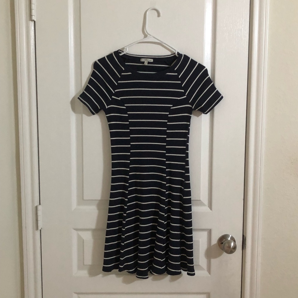 Charlotte Russe Ribbed Skater Dress
